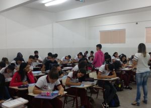 Palestra de orientação profissional para os alunos do Pré